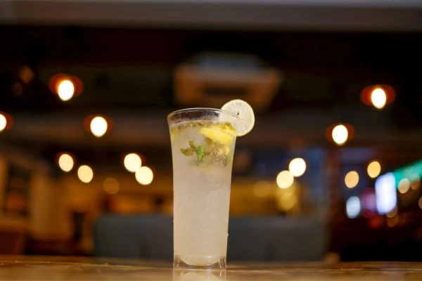 Classic Virgin Mojito with Mint and Lime Slice