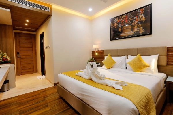 Superior Double Room Seating and Window Area